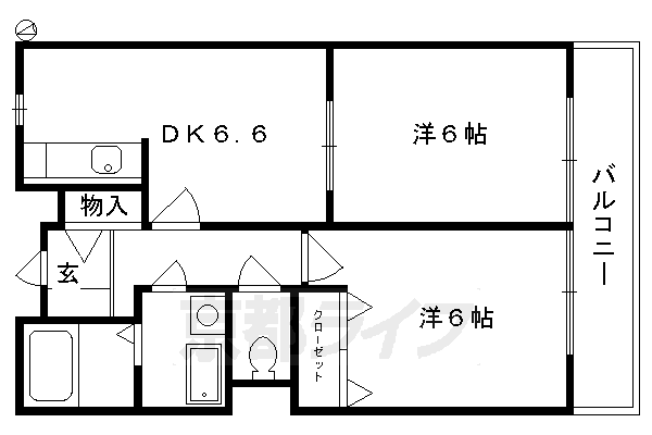 滋賀県大津市下阪本１ 唐崎駅 2DK アパート 賃貸物件詳細