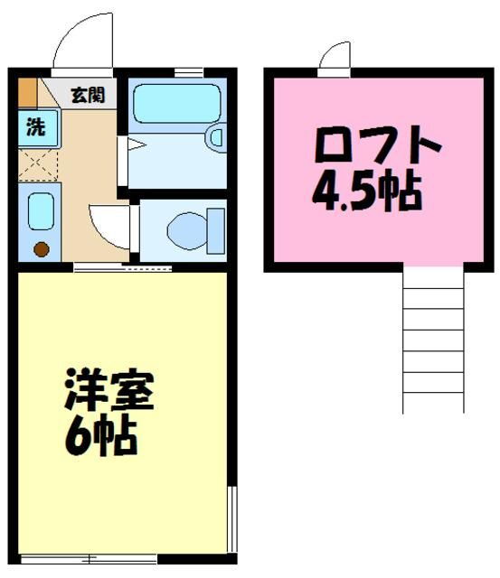 神奈川県川崎市高津区下作延３ 梶が谷駅 1K アパート 賃貸物件詳細