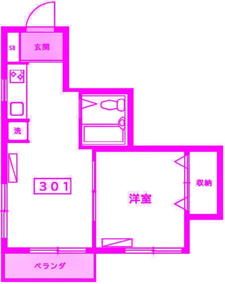 神奈川県横浜市南区大岡１ 弘明寺駅 1DK マンション 賃貸物件詳細