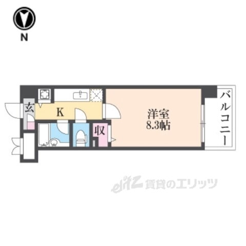 兵庫県尼崎市田能３ 猪名寺駅 1K マンション 賃貸物件詳細
