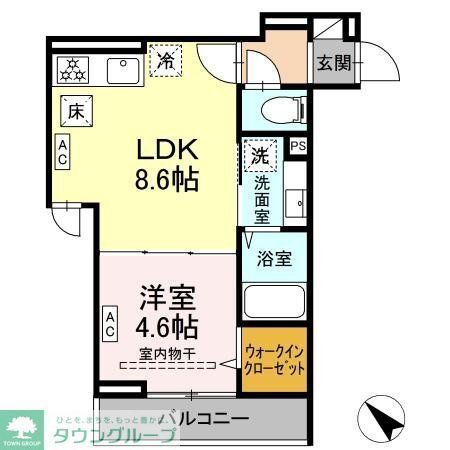神奈川県川崎市多摩区菅馬場２ 稲田堤駅 1LDK アパート 賃貸物件詳細