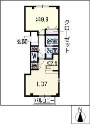 愛知県西尾市一色町味浜後田 福地駅 1LDK アパート 賃貸物件詳細