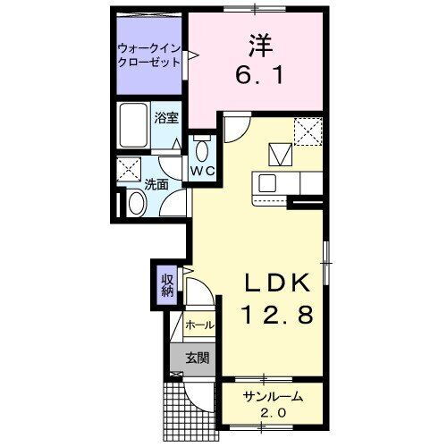 ヴェステン　フォーゲル 1階 1LDK 賃貸物件詳細