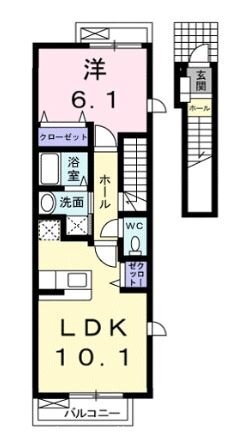 滋賀県草津市西大路町 草津駅 1LDK アパート 賃貸物件詳細