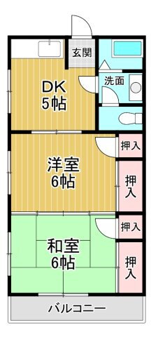 福岡県八女市馬場 羽犬塚駅 2DK アパート 賃貸物件詳細