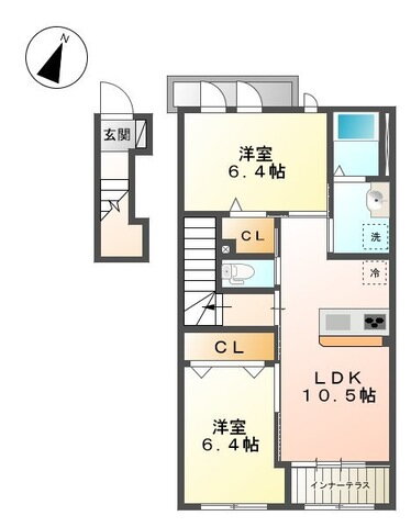 東京都八王子市下恩方町 高尾駅 2LDK アパート 賃貸物件詳細