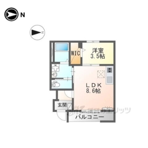 兵庫県川西市加茂５ 川西池田駅 1LDK アパート 賃貸物件詳細
