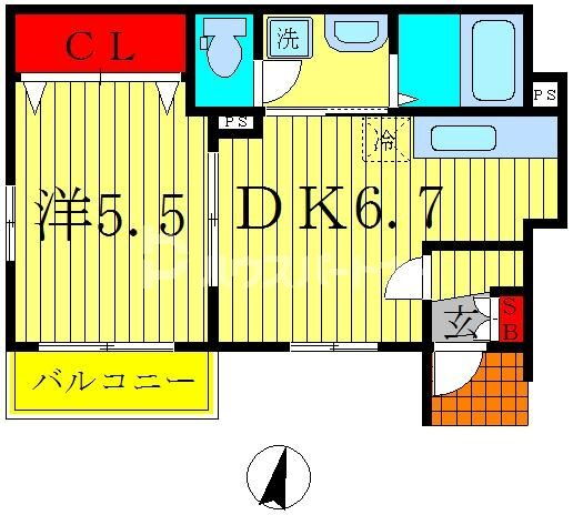 千葉県松戸市小金きよしケ丘４ 北小金駅 1DK アパート 賃貸物件詳細