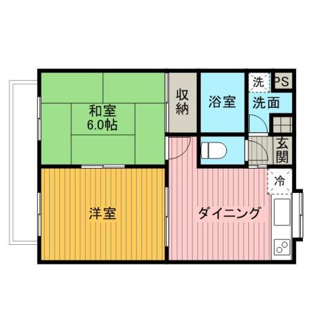 神奈川県相模原市中央区弥栄１ 淵野辺駅 2DK マンション 賃貸物件詳細