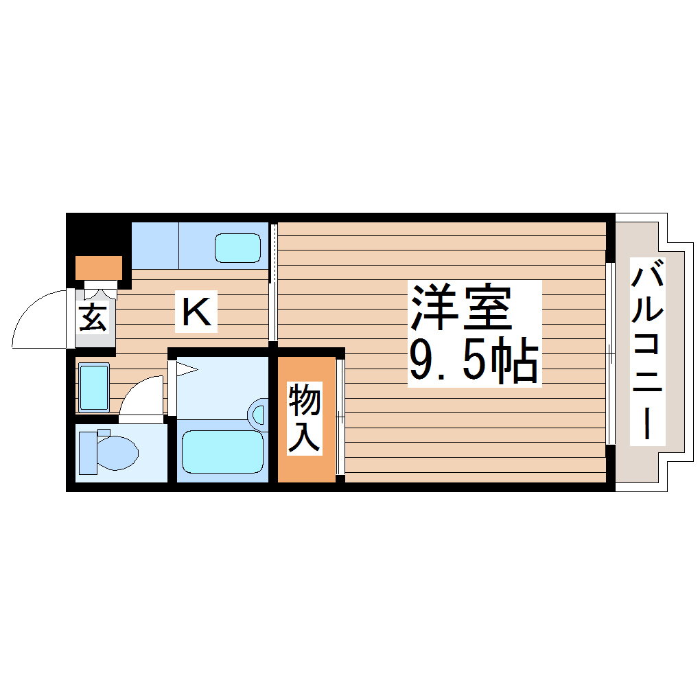 宮城県仙台市青葉区高松１ 東照宮駅 1K マンション 賃貸物件詳細