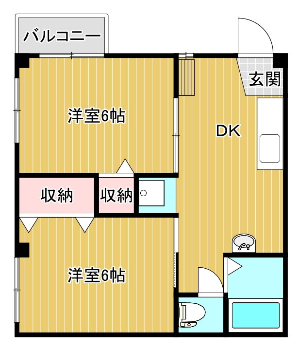 新潟県新潟市中央区鐙西２ 新潟駅 2DK マンション 賃貸物件詳細