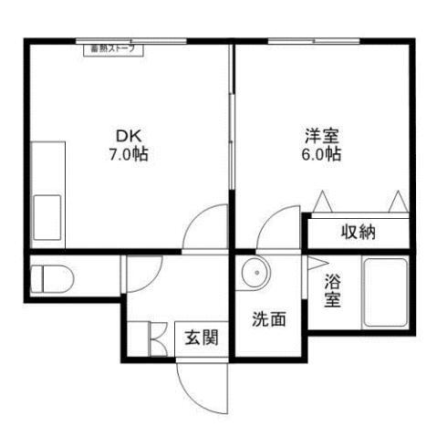 北海道札幌市豊平区豊平一条８ 菊水駅 1LDK マンション 賃貸物件詳細