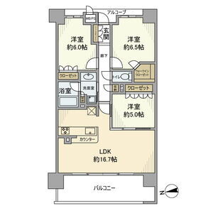 兵庫県姫路市呉服町 姫路駅 3LDK マンション 賃貸物件詳細