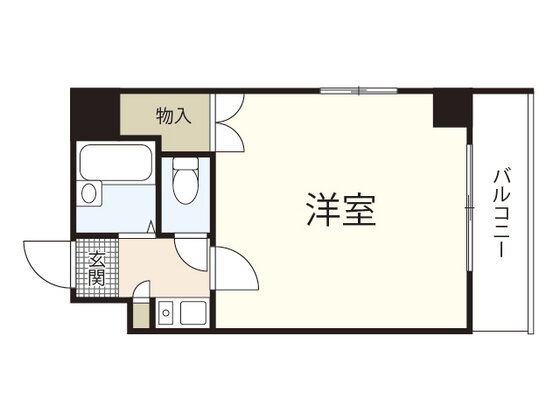 広島県広島市中区上幟町 広島駅 1K マンション 賃貸物件詳細