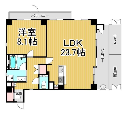 兵庫県西宮市南昭和町 西宮北口駅 1LDK マンション 賃貸物件詳細