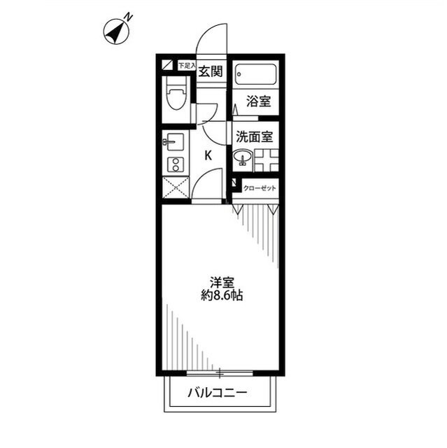 千葉県松戸市二十世紀が丘梨元町 松戸駅 1K アパート 賃貸物件詳細
