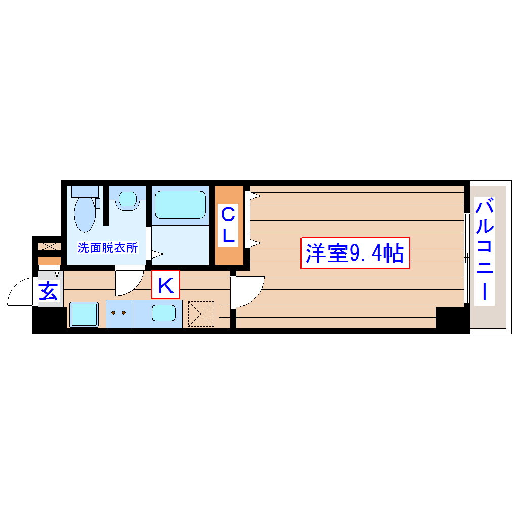 宮城県仙台市青葉区木町通２ 北四番丁駅 1K マンション 賃貸物件詳細
