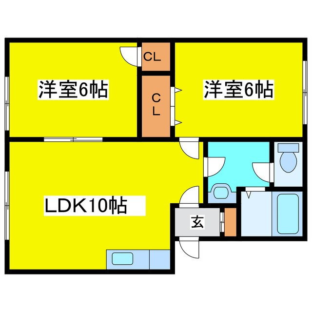北海道札幌市東区北五十一条東７ 太平駅 2LDK アパート 賃貸物件詳細