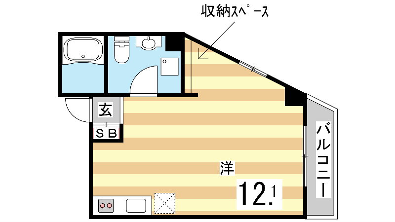兵庫県神戸市灘区水道筋１ 王子公園駅 ワンルーム マンション 賃貸物件詳細