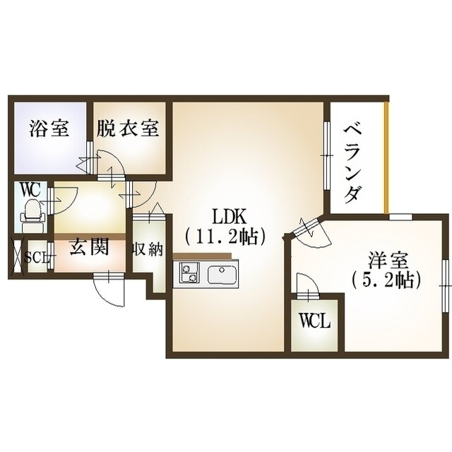 新潟県新潟市中央区学校町通２番町 白山駅 1LDK マンション 賃貸物件詳細