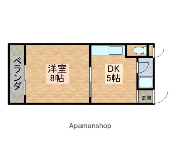 城町マンション 1階 1DK 賃貸物件詳細