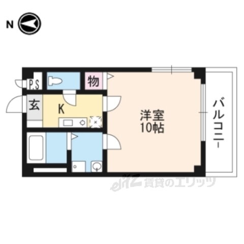 京都府京都市山科区上野御所ノ内町 山科駅 1K マンション 賃貸物件詳細