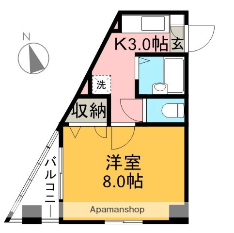 高知県高知市五台山 1K マンション 賃貸物件詳細