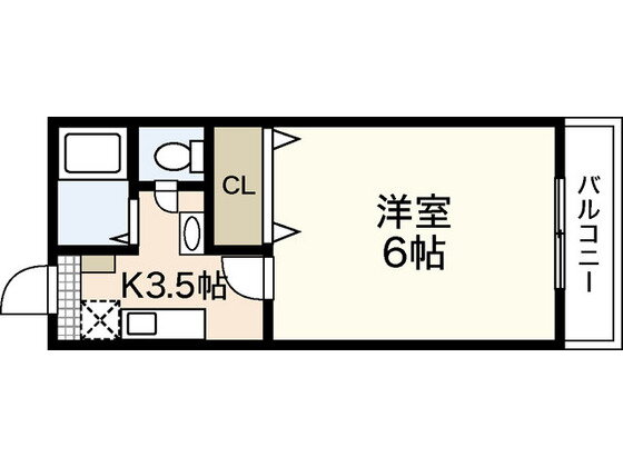 広島県広島市東区牛田本町４ 白島駅 1K アパート 賃貸物件詳細