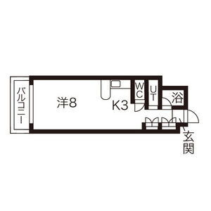 北海道札幌市清田区清田二条２ 福住駅 1K マンション 賃貸物件詳細