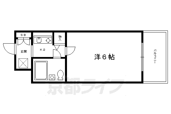 京都府京都市上京区東辰巳町 丸太町駅 1K マンション 賃貸物件詳細