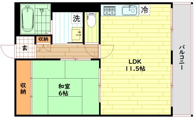 大阪府大阪市旭区生江３ 城北公園通駅 1LDK マンション 賃貸物件詳細