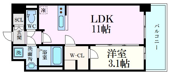大阪府大阪市福島区吉野１ 野田駅 1LDK マンション 賃貸物件詳細