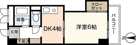 広島県広島市中区上八丁堀 広島駅 1DK マンション 賃貸物件詳細