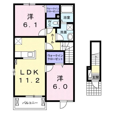 群馬県藤岡市藤岡 群馬藤岡駅 2LDK アパート 賃貸物件詳細