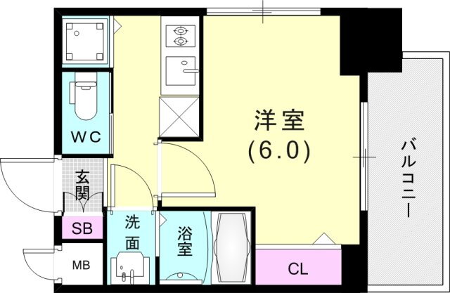 兵庫県神戸市兵庫区下沢通２ 新開地駅 1K マンション 賃貸物件詳細
