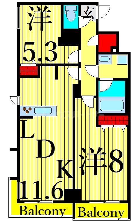 東京都北区田端新町１ 西日暮里駅 2LDK マンション 賃貸物件詳細