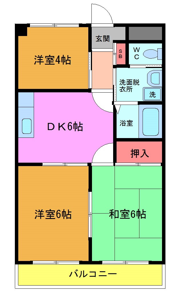 Ｙ・グラン・デ・ジュール 1階 3DK 賃貸物件詳細