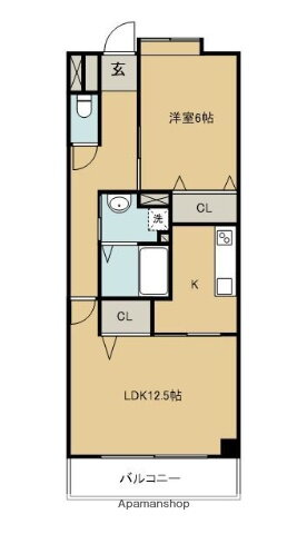 ロイヤルメゾン大橋 3階 1LDK 賃貸物件詳細