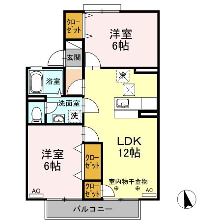 高知県高知市高須１ 介良通駅 2LDK アパート 賃貸物件詳細