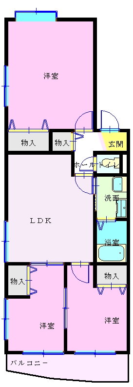 三重県鈴鹿市阿古曽町 平田町駅 3DK マンション 賃貸物件詳細