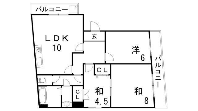 兵庫県神戸市中央区琴ノ緒町２ 三ノ宮駅 3LDK マンション 賃貸物件詳細