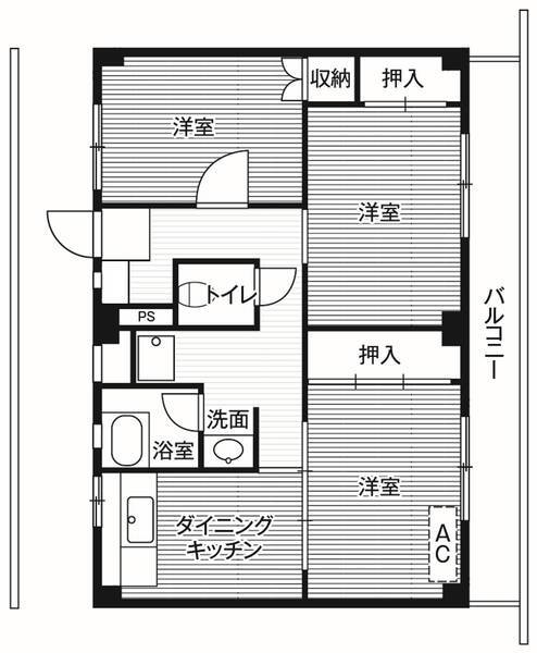 ビレッジハウス釜石１号棟 1階 3DK 賃貸物件詳細