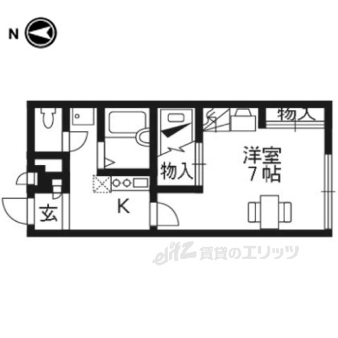 京都府京都市南区久世殿城町 向日町駅 1K アパート 賃貸物件詳細