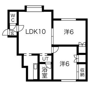 北海道札幌市手稲区富丘二条４ 稲積公園駅 2LDK アパート 賃貸物件詳細