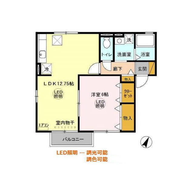 茨城県坂東市岩井 愛宕駅 1LDK アパート 賃貸物件詳細