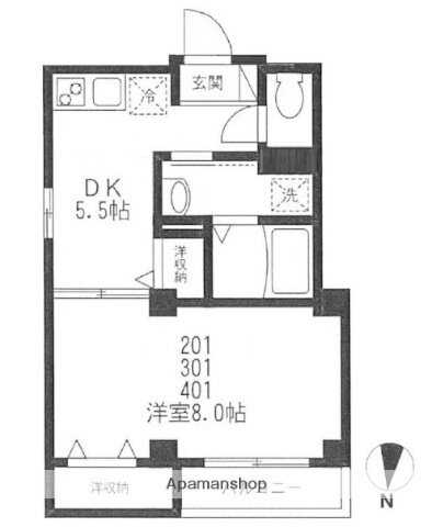 東京都練馬区桜台１ 桜台駅 1DK マンション 賃貸物件詳細