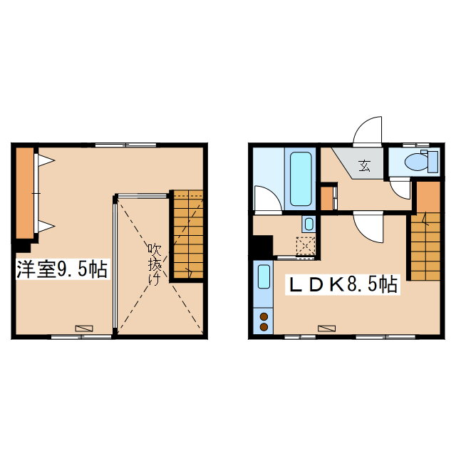 北海道釧路市緑ケ岡５ 1LDK アパート 賃貸物件詳細