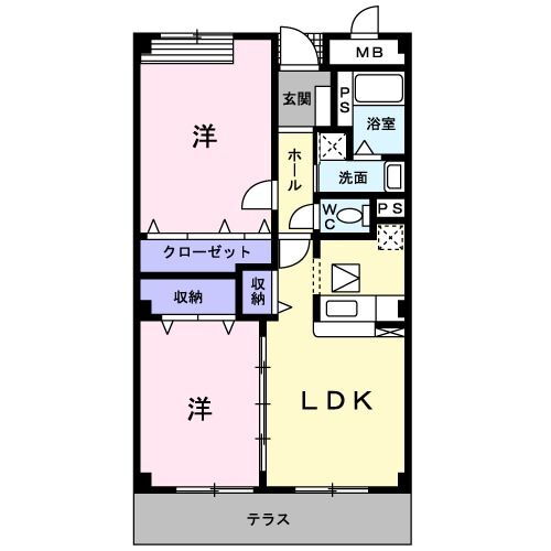 大阪府高槻市唐崎西２ 高槻市駅 2LDK アパート 賃貸物件詳細