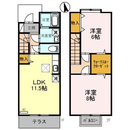 メゾン・リッシュ 2LDK 賃貸物件詳細