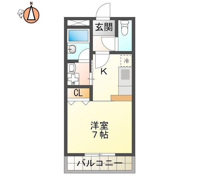 徳島県徳島市山城西２ 二軒屋駅 ワンルーム マンション 賃貸物件詳細